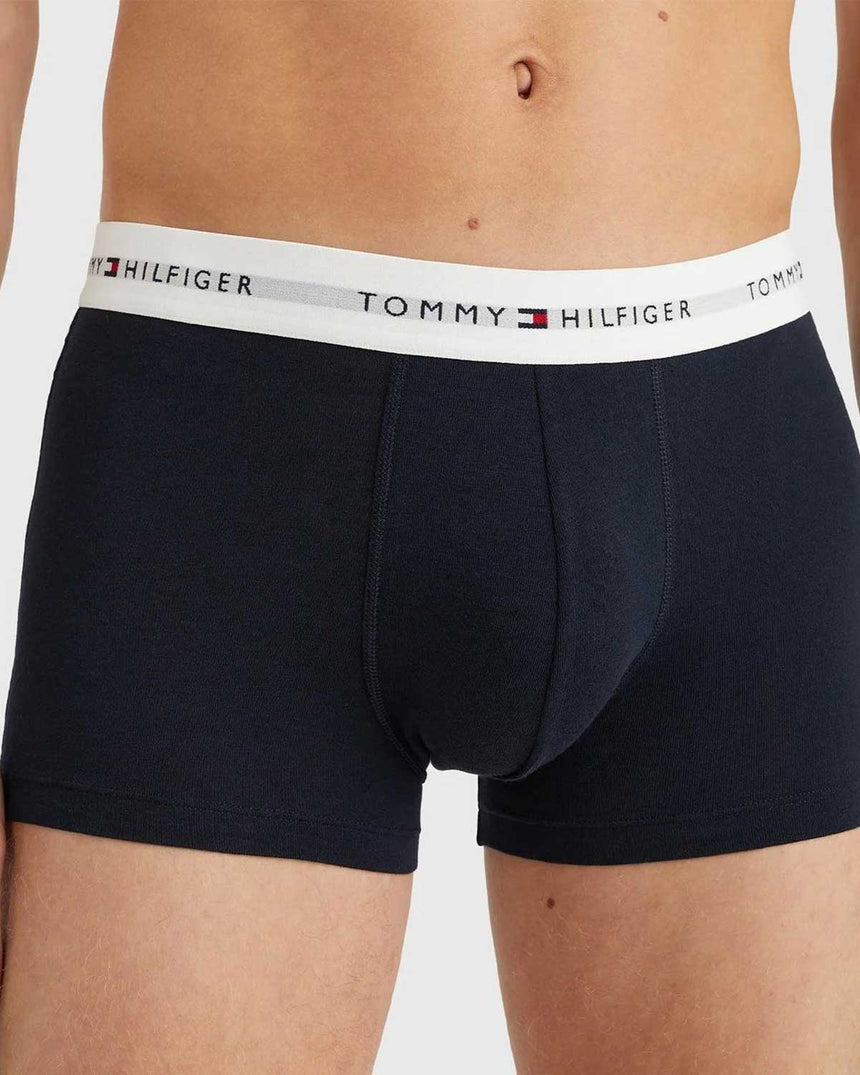 Tommy Hilfiger Underwear Bottoms 3P Trunk Boxer Desert Sky