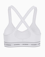 Guess Carrie Padded Triangle Bralet Pure Wgite