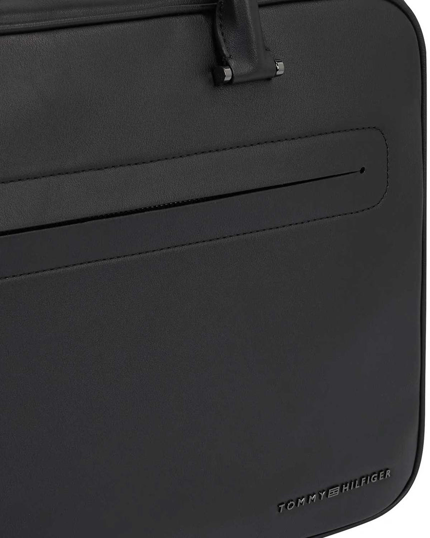 Tommy Hilfiger Modern Computer Evrak Çantası Black