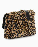Guess Brenton Giully II 2 Kadın Omuz Çantası Leopard