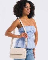 Us Polo Assn Logolu Omuz Çantası Bej