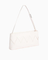 Calvin Klein Elongated Shoulder Bag Omuz Çantası Chalk