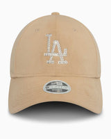 New Era LA Velour Diamente 940 Fort Şapka Açık Bej