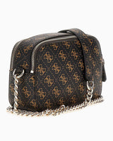 Guess Cruise Noelle II Kadın Çapraz Askılı Kamera Çantası Brown Logo