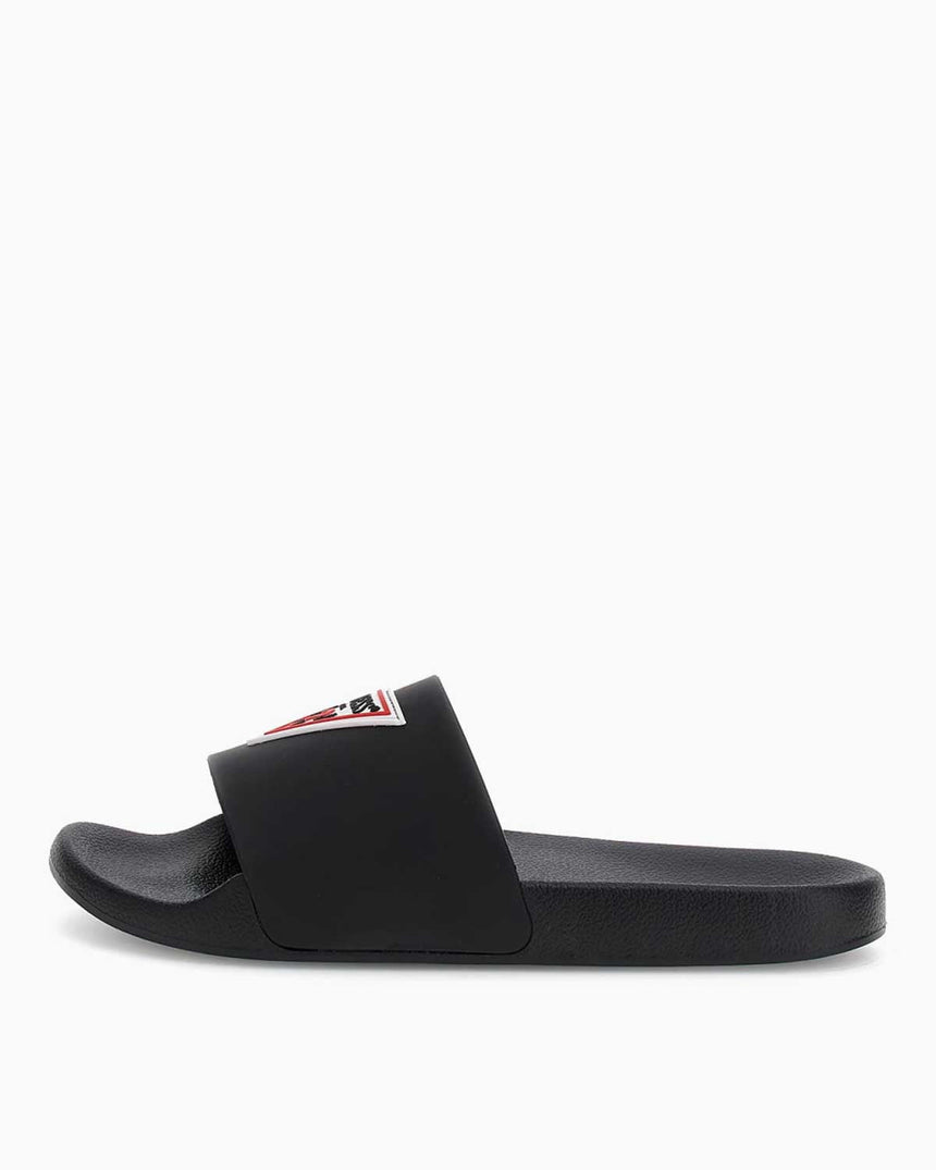 Guess Ön Logo Yazılı Terlik Black