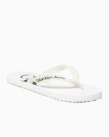 Calvin Klein Beach Sandal Monogram Flip Flops Parmak Arası Terlik White
