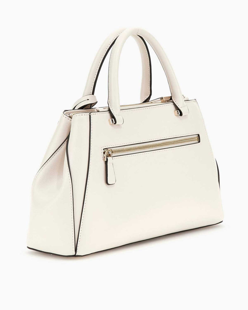 Guess Anadela Aksesuar Detaylı El Çantası Off White