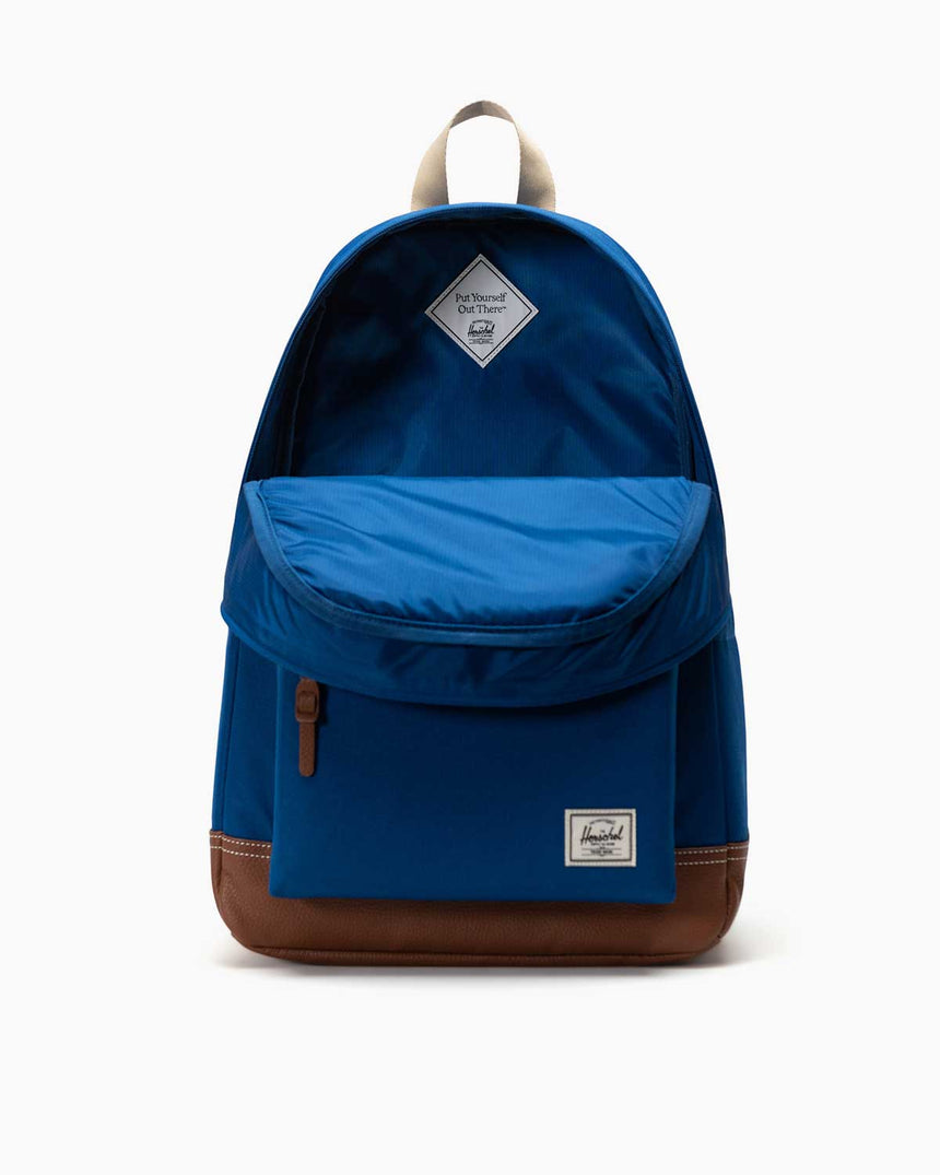 Herschel Heritage Backpack Sırt Çantası True Blue/Tan/White Stitch