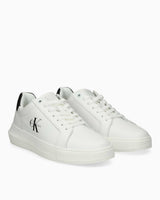 Calvin Klein Malmo Kısa Kalın Taban Mono Logo Erkek Sneaker Bright White/Black