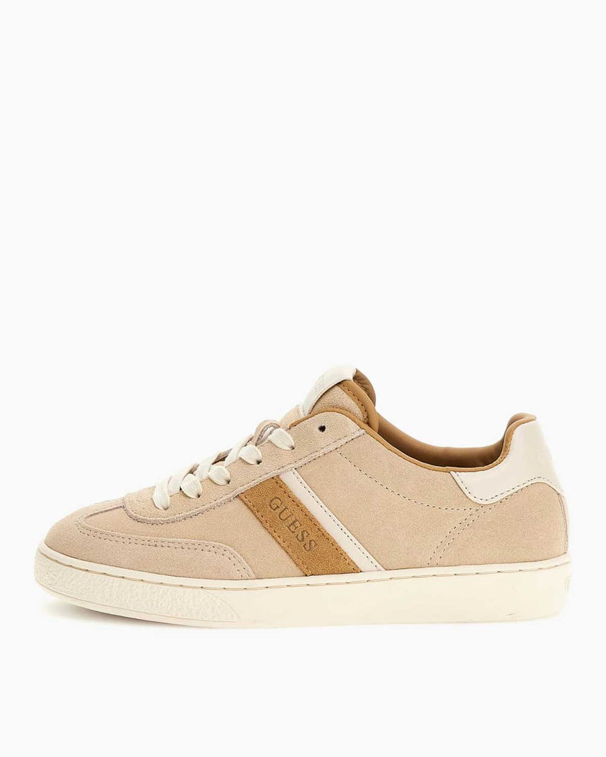 Guess Nolinas Nubuk Deri Sneaker Beige