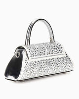 Guess Beauvoir Handle Zincir Detaylı El Çantası Silver