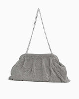 Guess Zalina Frame Kadın Gece El Çantası Silver