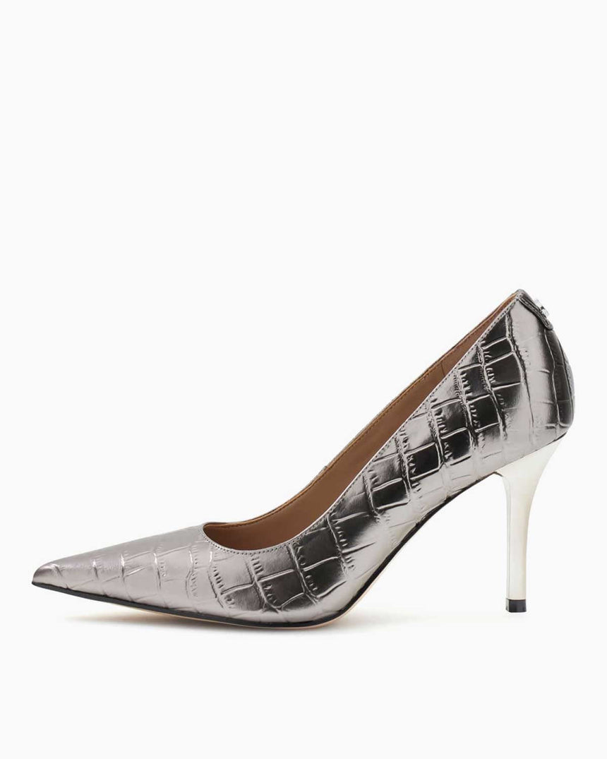 Guess Prindy Kadın Deri 4cm Topuklu Ayakkabı Grey