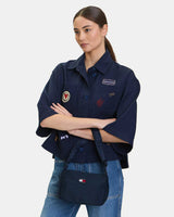 Tommy Hilfiger Gündelik Kadın Omuz Çantası Dark Night Navy