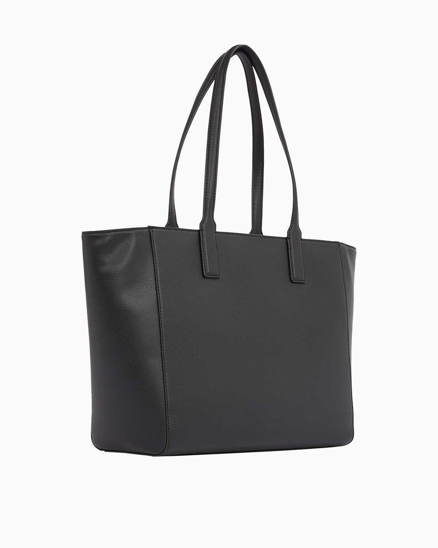 Tommy Hilfiger Soft Logo Tote Omuz Çantası Black
