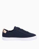Tommy Hilfiger Canvas Lace Up Sneaker Space Blue