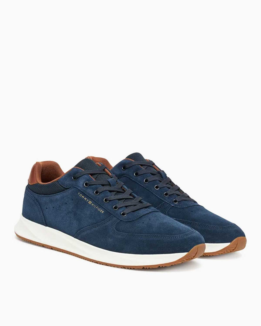 Tommy Hilfiger Newport Premium Hibrit Süet Erkek Sneaker Desert Sky