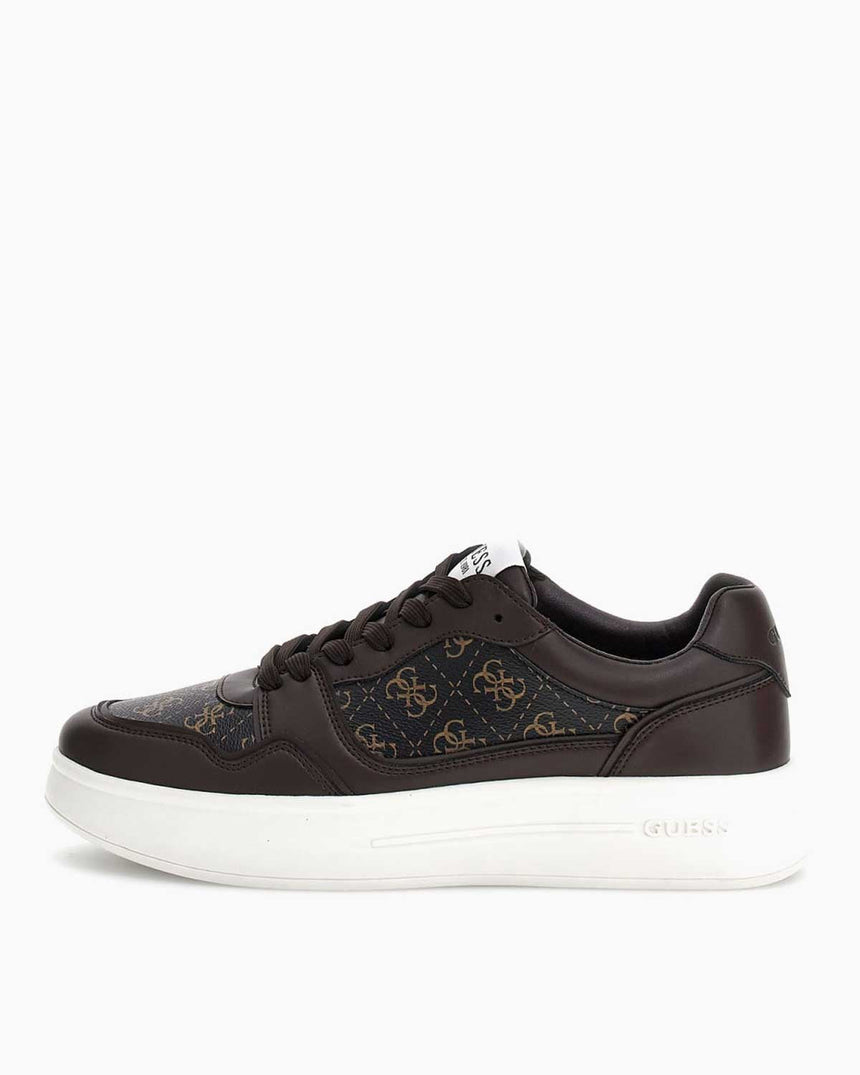 Guess Winno Monogram Detaylı Sneaker Brown Ocra