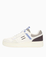 Tommy Hilfiger Zion Tjm Retro Basket Erkek Sneaker Ivory/Black Walnut