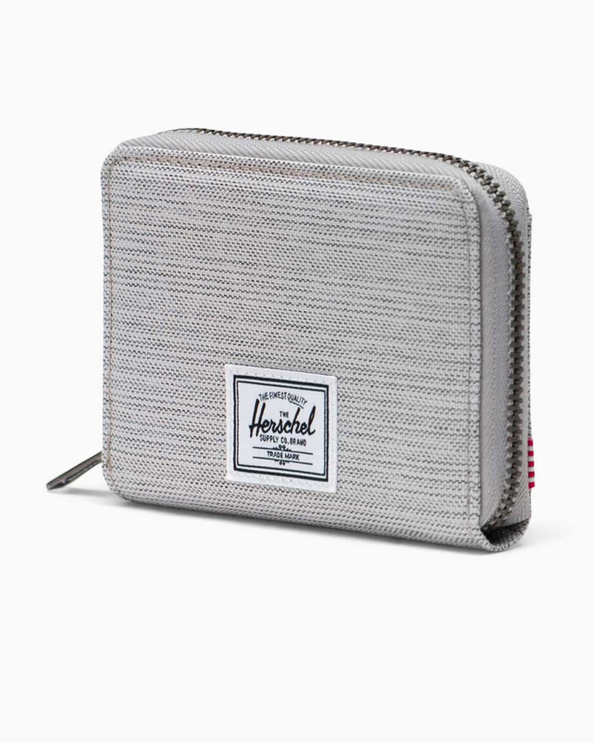 Herschel Tyler Wallet Fermuarlı Cüzdan Light Grey Crosshatch