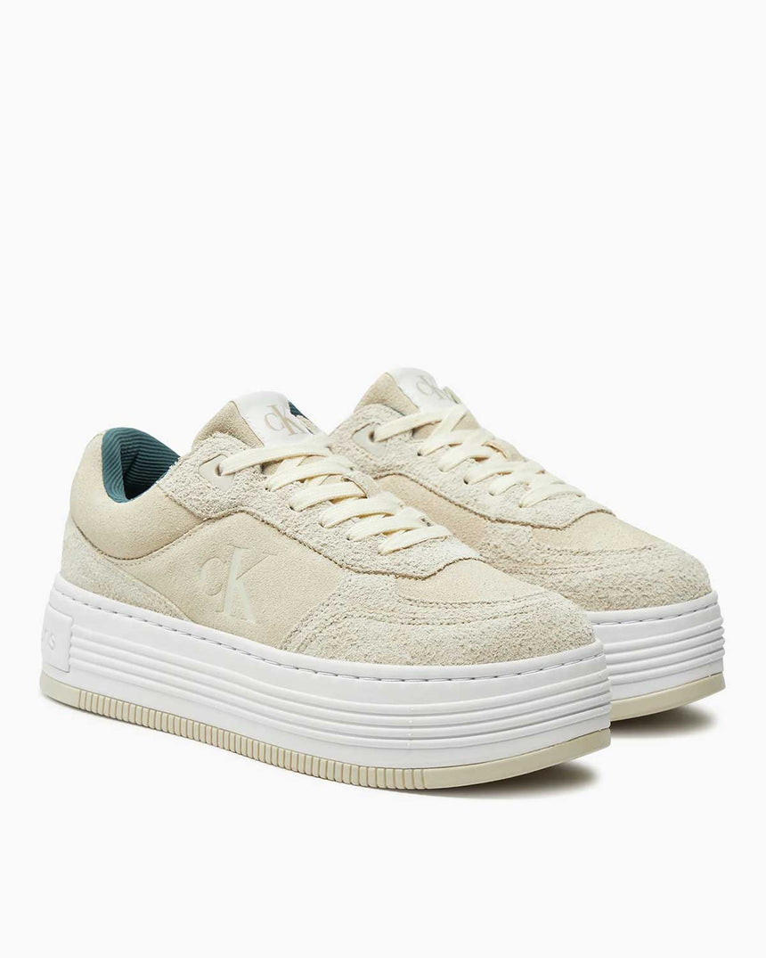 Calvin Klein Jeans Bolf Platform Lace Up Sneaker Creamy White/Eggshell