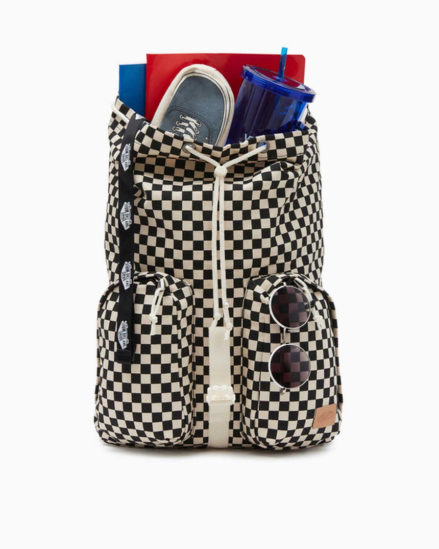 Vans Field Trippin Rucksack Büzgülü Sırt Çantası Black / White