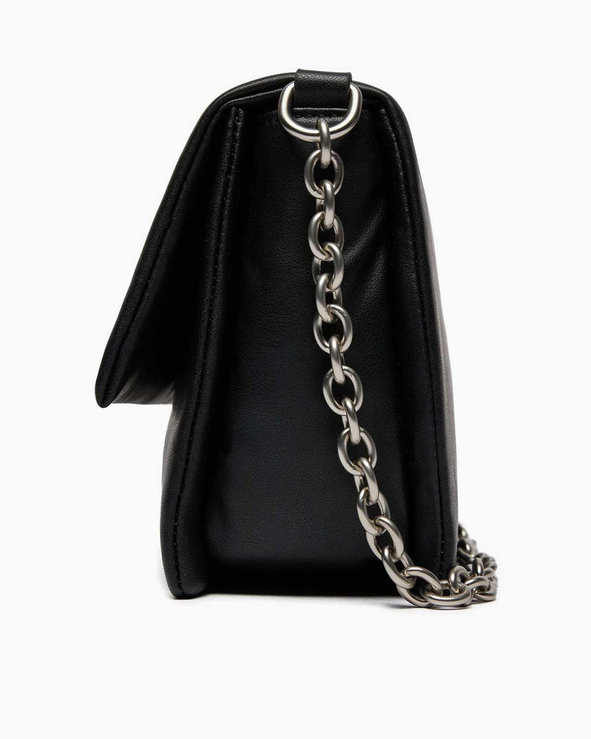 Calvin Klein Micro Mono Zincir Detaylı Çapraz Askılı Çanta Black