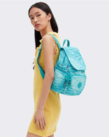 Kipling City Pack Zip Basic Sırt Çantası Aqua Pool