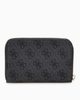 Guess Access Laurel II Orta Boy Fermuarlı Kadın Cüzdan Coal Logo
