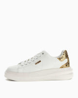 Guess Elbina10  Kadın Deri Sneaker White/Gold