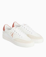 Calvin Klein Classic Cupsole Lace Up Sneaker Bright White/Tuscany
