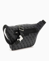 Guess Milano Maxi Monogram Bel Çantası Coal Black