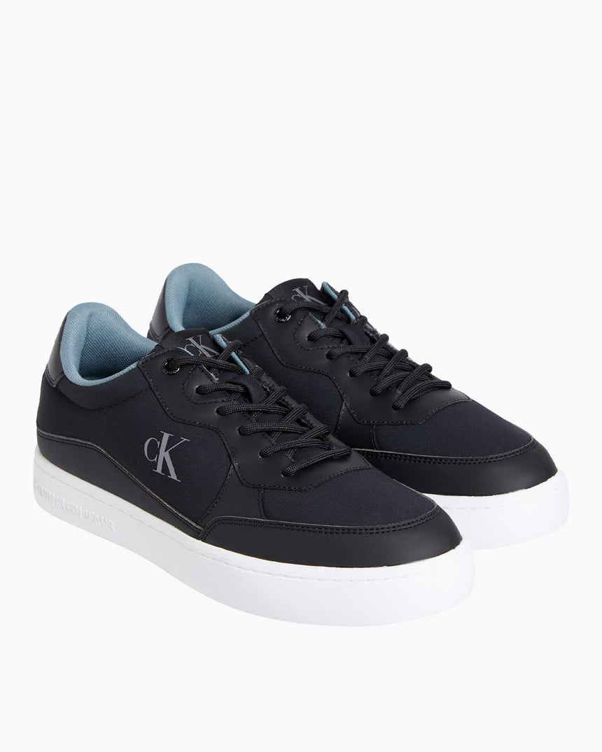 Calvin Klein Classic Cupsole Tech Ripstop Sneaker Black/Bright White/Trooper