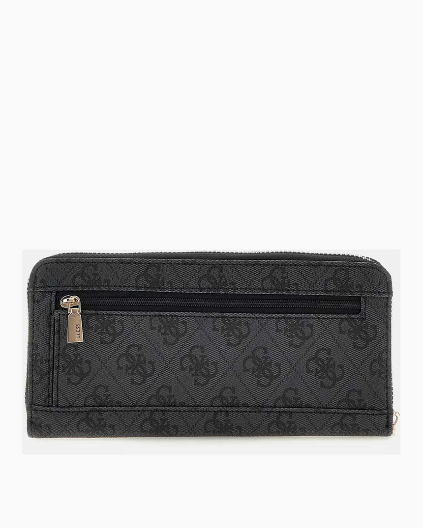 Guess Laurel Large Zip Around Cüzdan Coal Logo