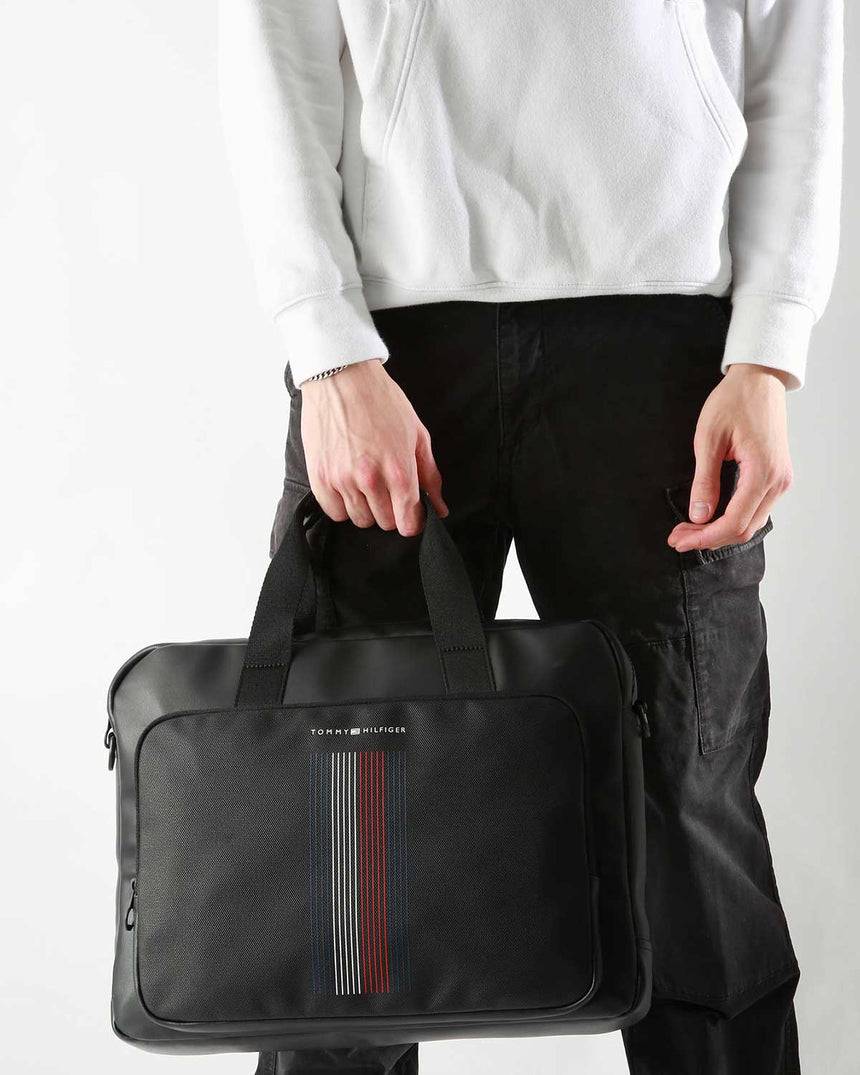 Tommy Hilfiger Foundation Computer Bag Black