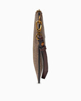 Guess Monogram Logolu Kulplu Portföy Çanta Dark Black