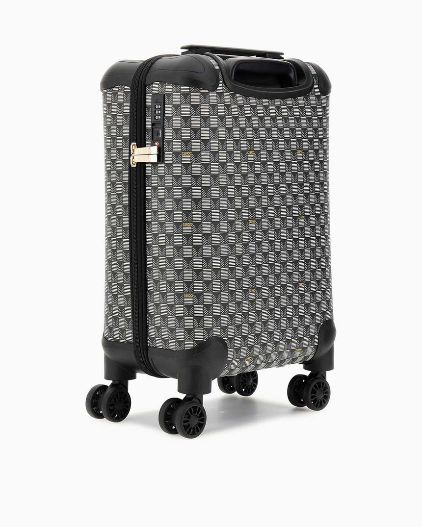 Guess Wilder 18 In 8-Wheeler Kabin Boy Valiz Black Logo