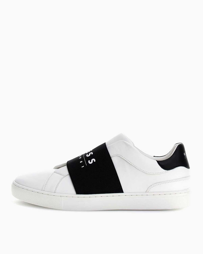 Guess Tosli Ön Logo Detaylı Sneaker White - Black