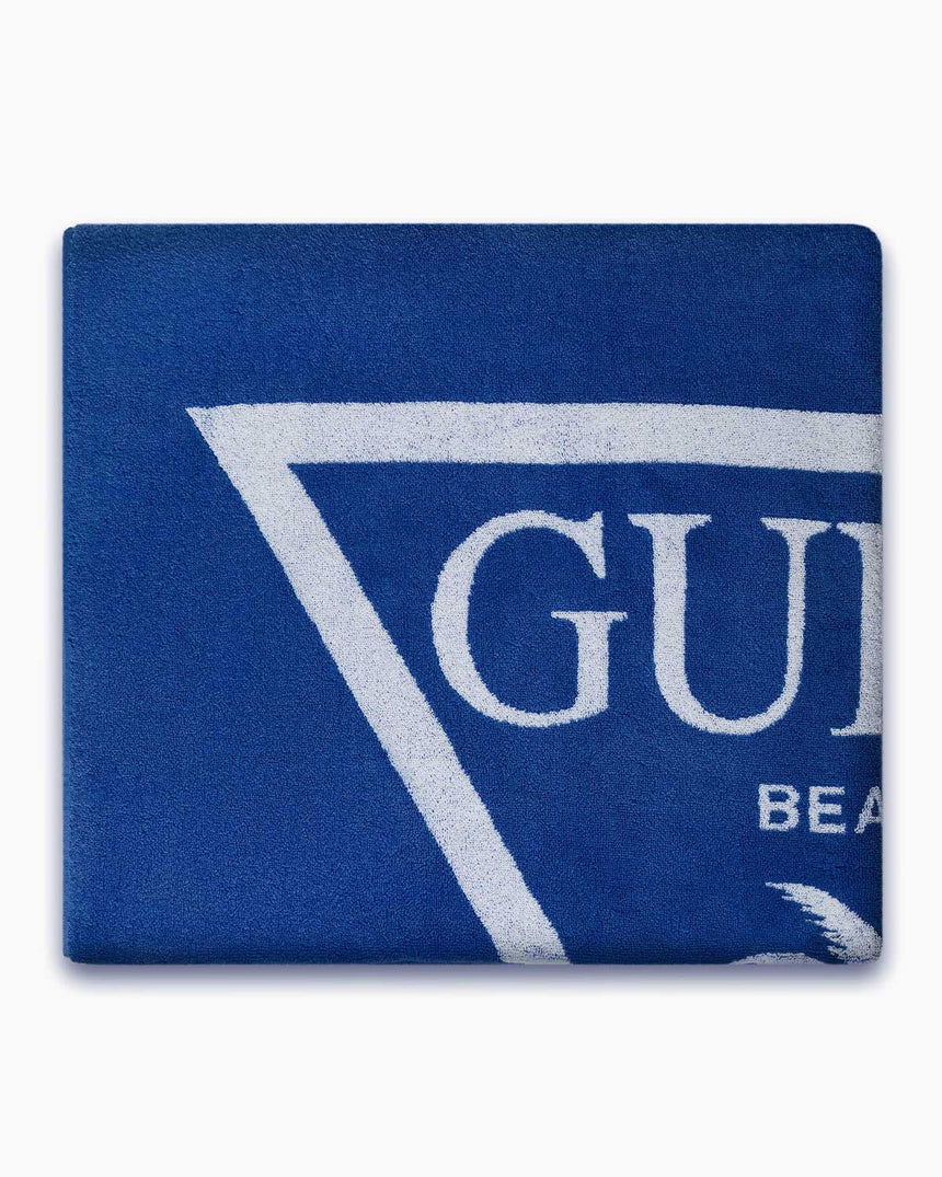 Guess Jacq Palm Triangle Plaj Havlusu Florescent Blue