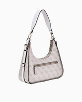 Guess Noreen Top Zip Monogram Omuz Çantası Dove Logo