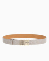 Guess Noelle Monogram Baskılı Kemer Dove Logo
