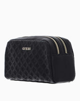 Guess Double Zip Makyaj Çantası Black
