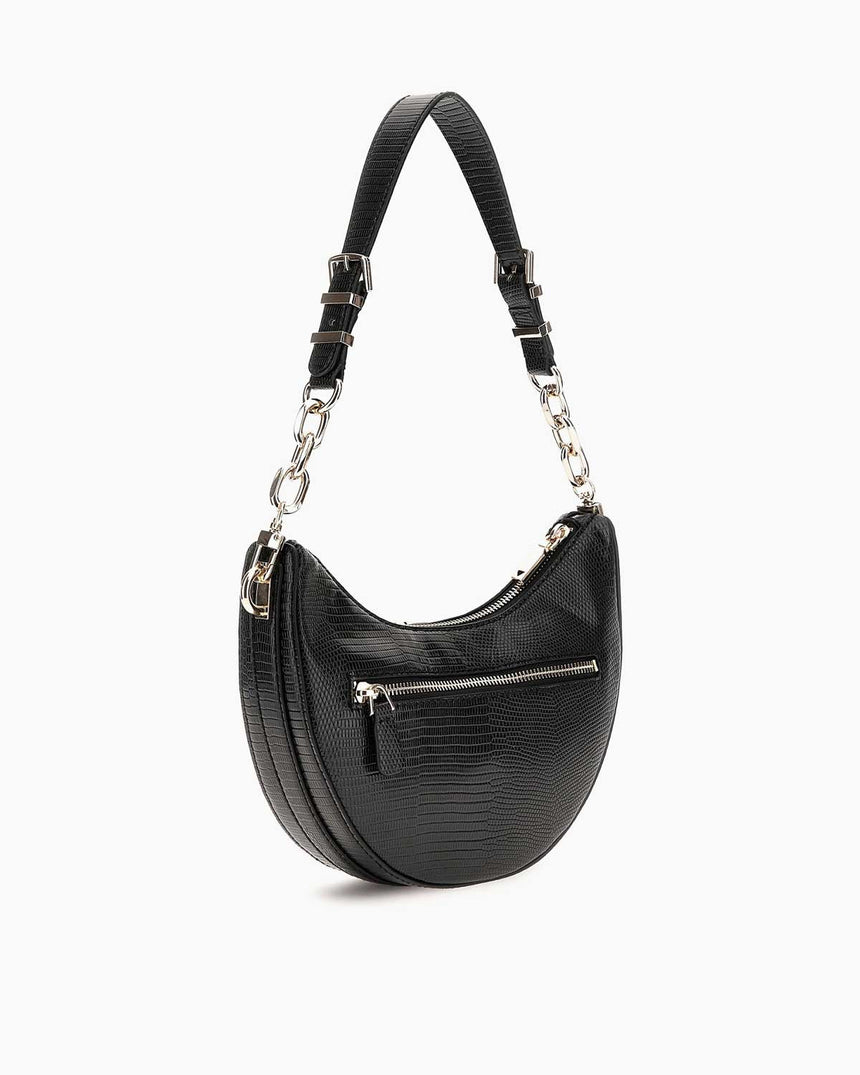 Guess Orlina Society Zincir Detaylı Omuz Çantası Black