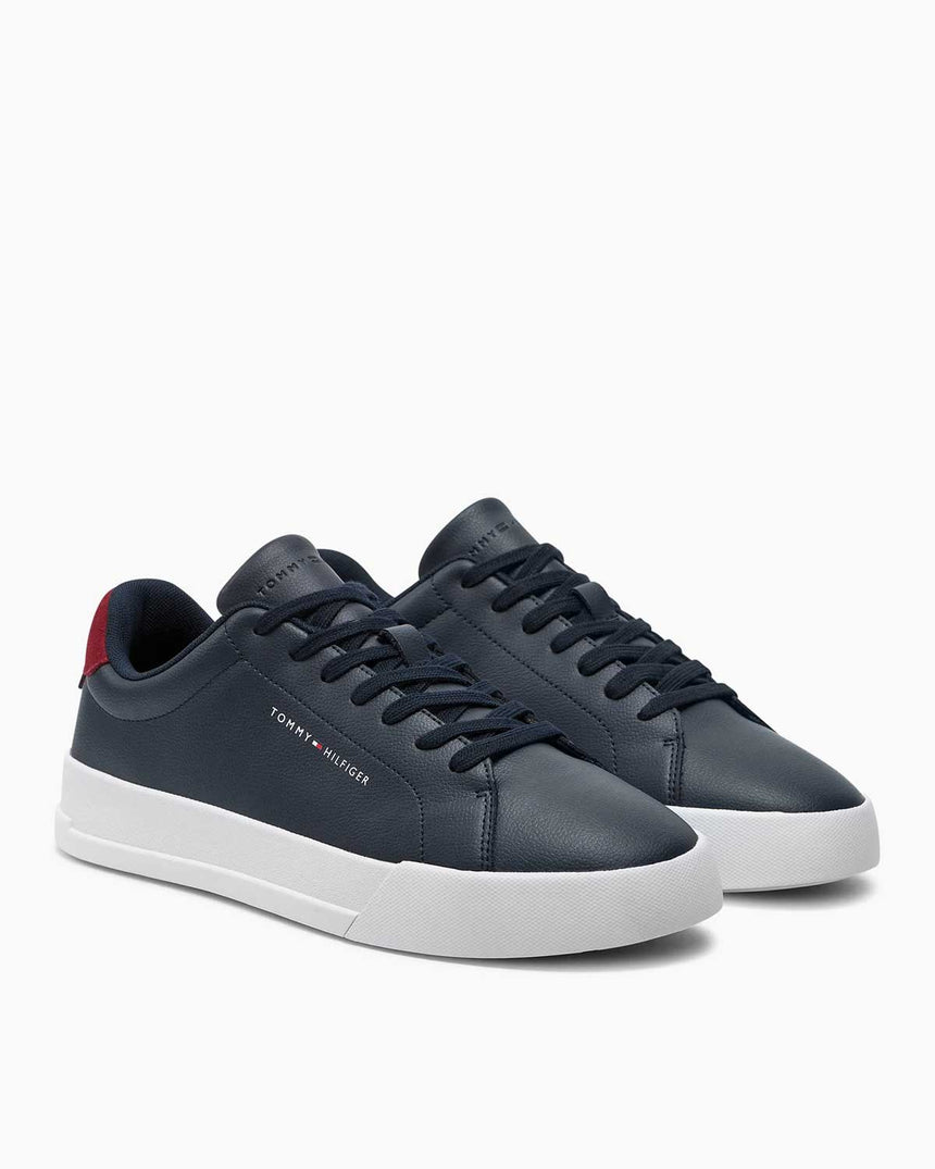 Tommy Hilfiger Court Leather Low Top Sneakers Desert Sky
