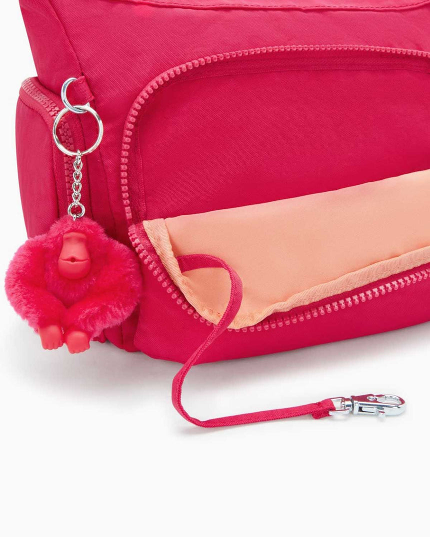Kipling Gabb S Basic Omuz Çantası Confetti Pink
