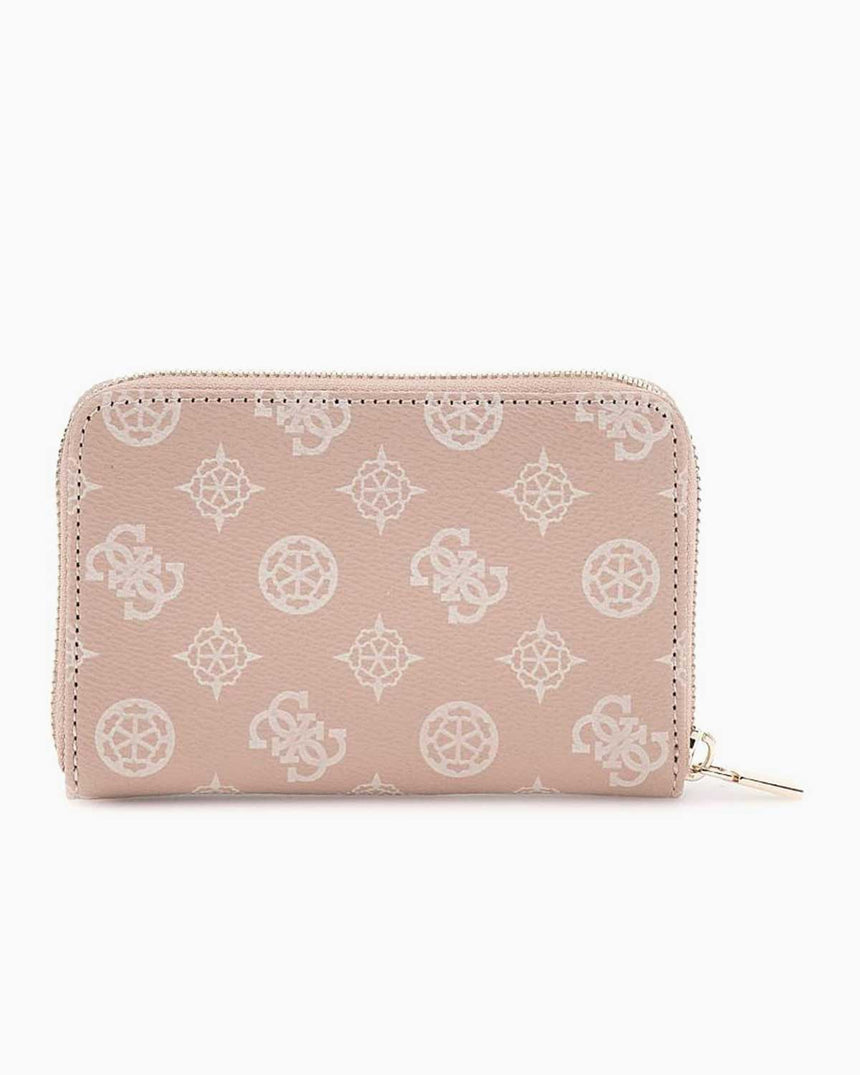 Guess Laurel Slg Medium Cüzdan Light Rose Logo