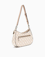 Guess Noelle Monogram Desenli Omuz Çantası Sundial