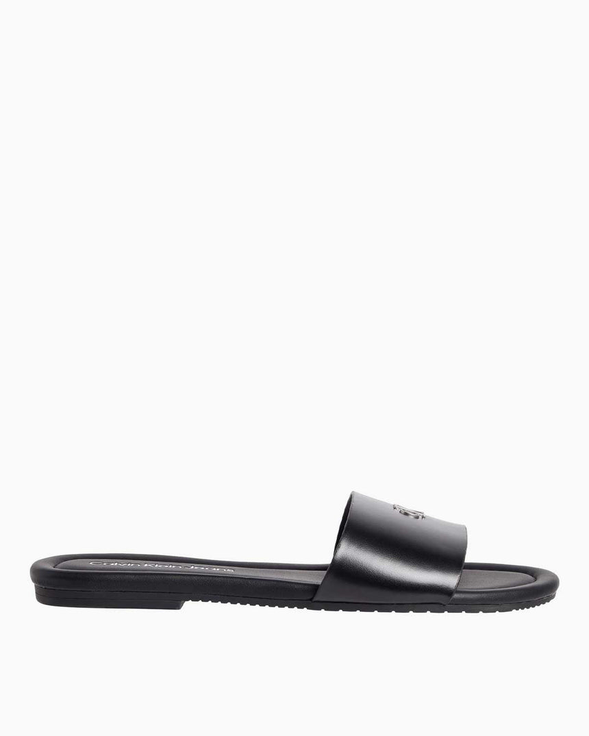 Calvin Klein Flat Slide Logolu Terlik Triple Black