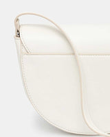 Calvin Klein Saddle Kalın Logolu Kadın Çapraz Askılı Çanta Lily White