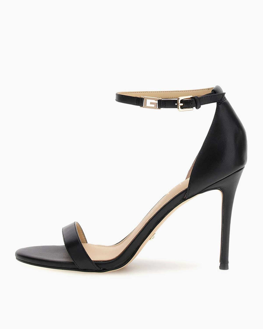 Guess Kabail3 Logo Detaylı Topuklu Ayakkabı Black